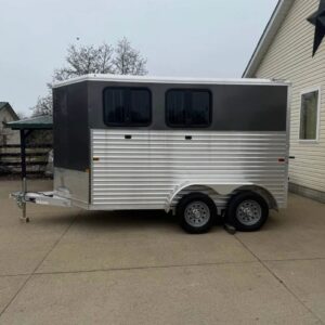 2021 Frontier Colt 2 Horse Slant Load Trailer.