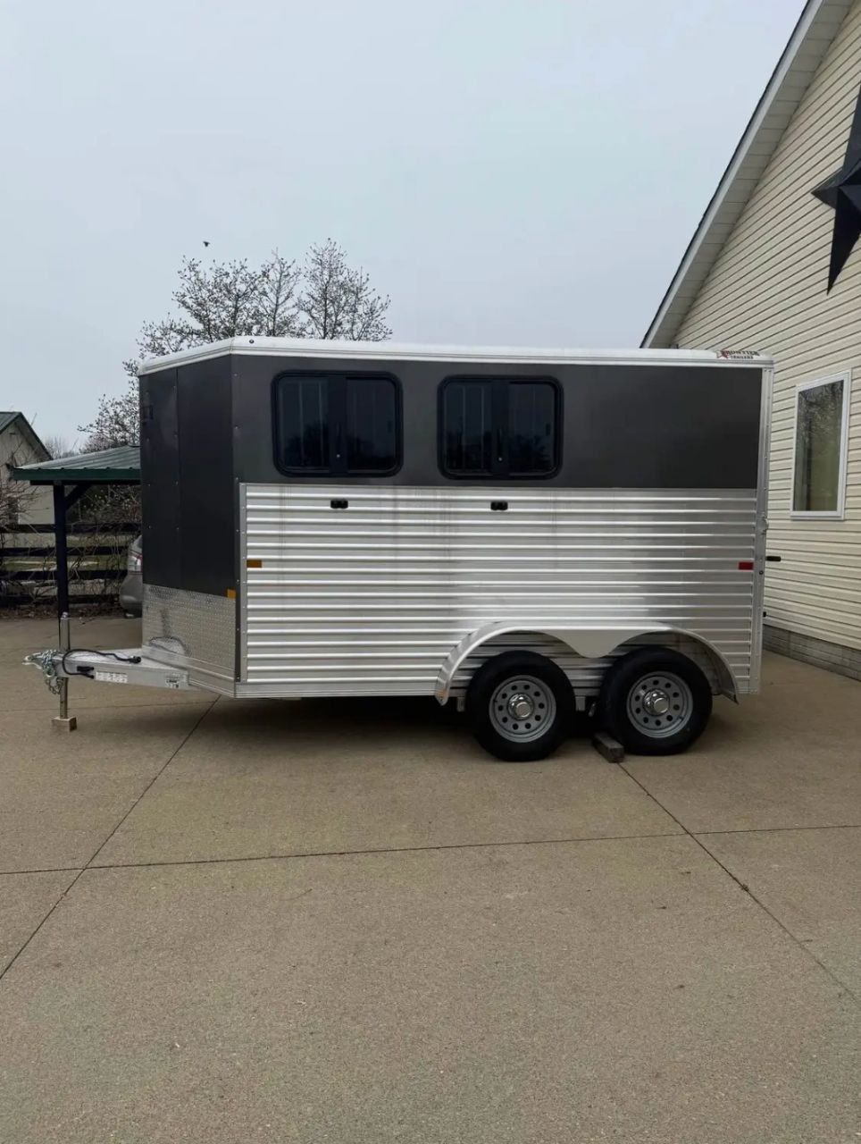 2021 Frontier Colt 2 Horse Slant Load Trailer.
